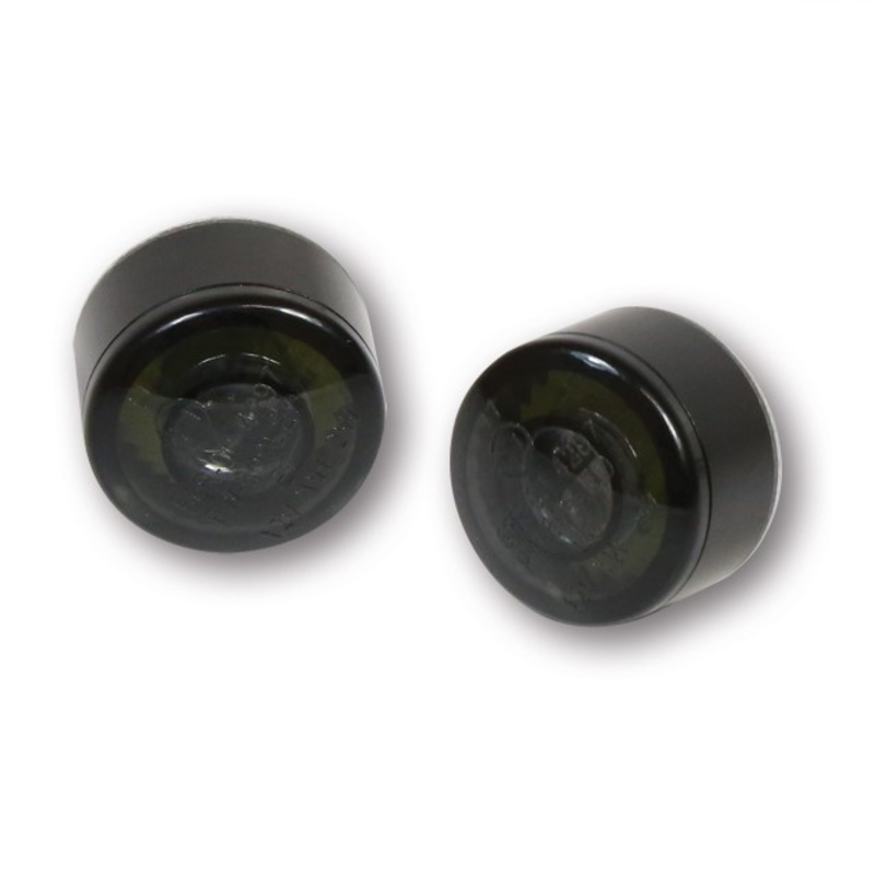 HIGHSIDER pro Apollo LED indicador/luz de posición negro/tono 2en1, homologado E (par)