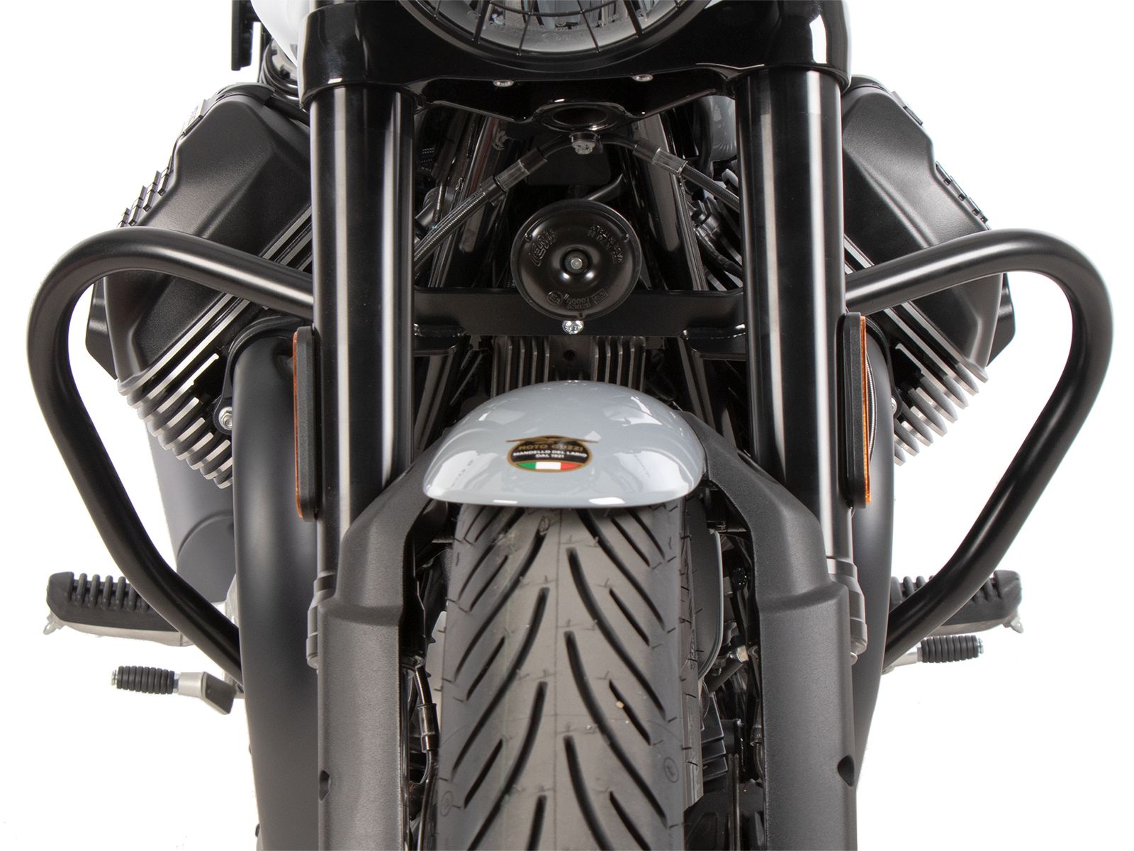 Guardamotor negro para Moto Guzzi V7 850 Stone (25-) Hepco & Becker