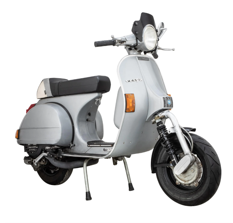 Guardabarros Garelli EVO II para Vespa PX 80-200ccm, GRP, negro