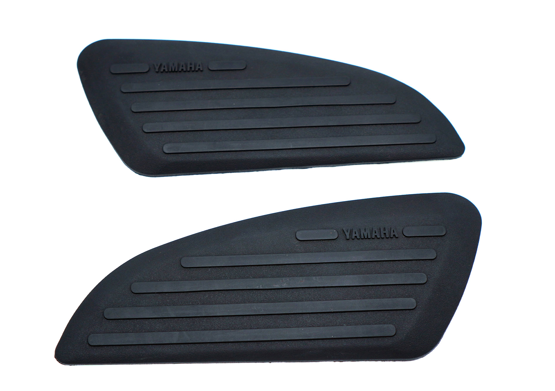 Almohadillas laterales del depósito con el logotipo de YAMAHA en aspecto retro XSR 125 Original Yamaha