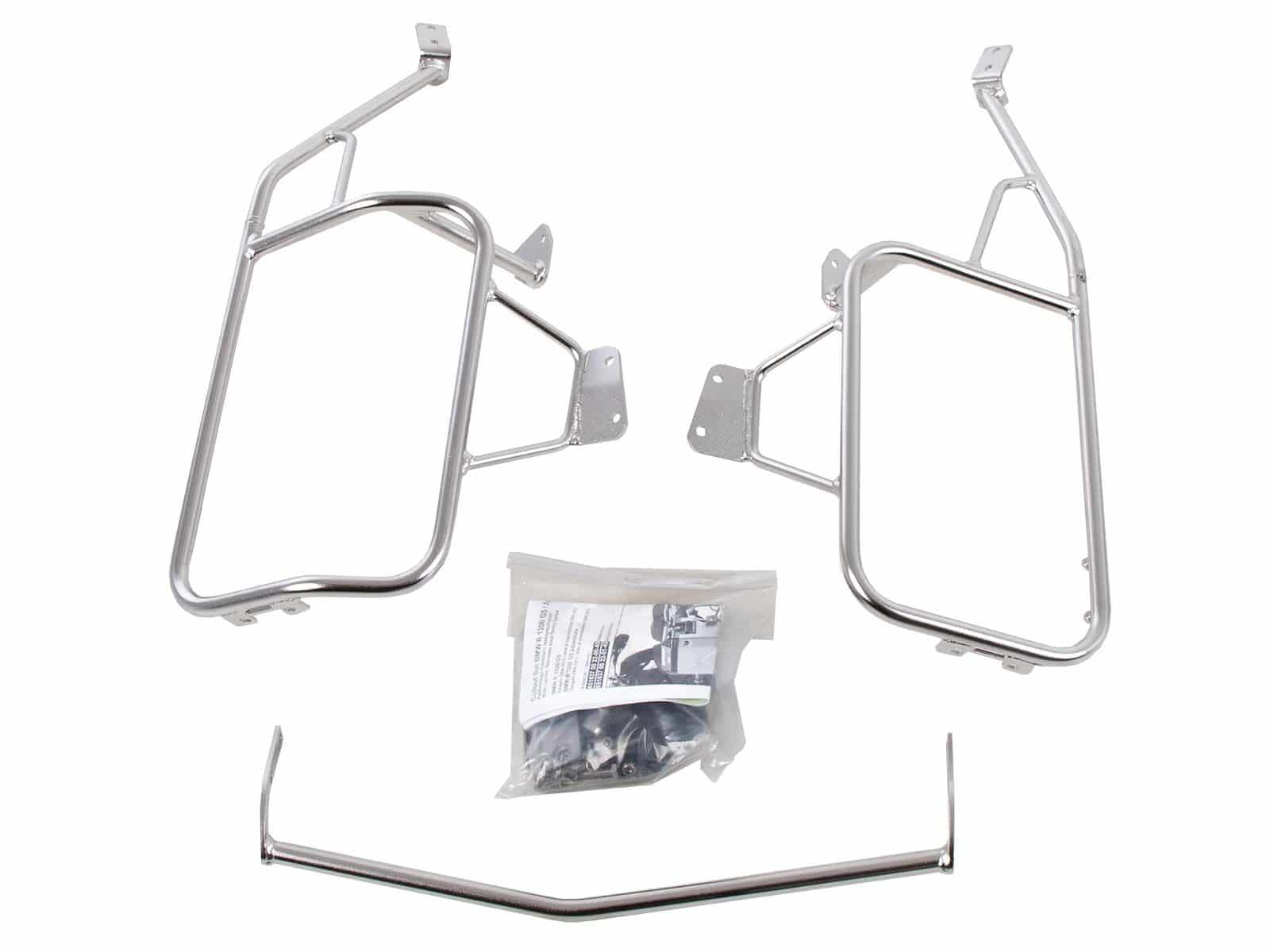 Portamaletas lateral Recorte acero inoxidable para Xplorer Recorte 40/37 para BMW R 1200 GS /Adventure (-13)