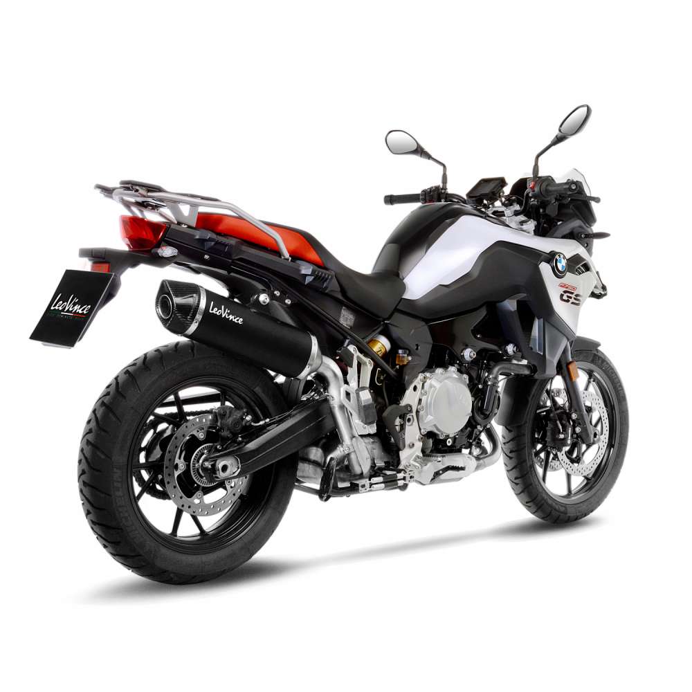 Escape LeoVince Nero para BMW F 750 GS /F 850 GS, negro, slip on, Euro4+5, E-certificate
