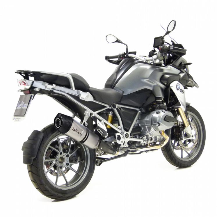 Sistema de escape LeoVince SBK LV One Evo 2, acero inoxidable para BMW R 1200 GS LC (Bj.13-16)