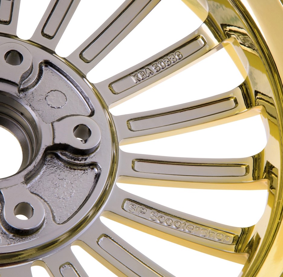 Llanta delantera/trasera para Vespa GTS/GTS Super/GTV/GT 60/GT/GT L 125-300cc, oro