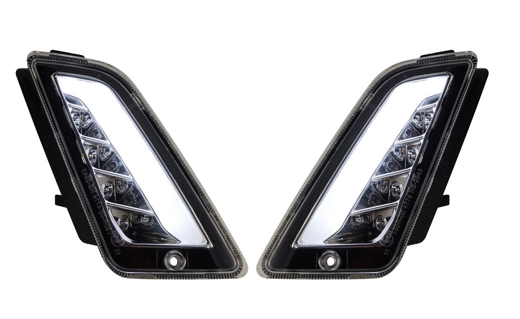 Kit de indicador delantero izquierdo/derecho para Vespa GTS/GTS Super/GTV 125-300cc ('14-), transparente