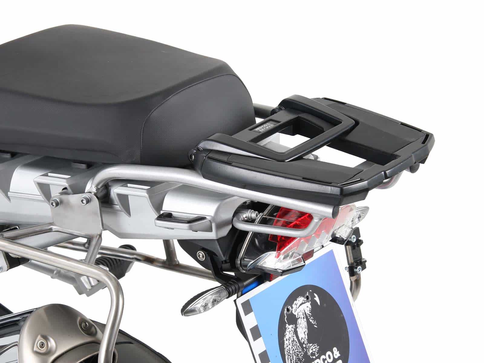 Easyrack portamaletas superior plata para BMW R 1200 GS (04-12) Hepco & Becker