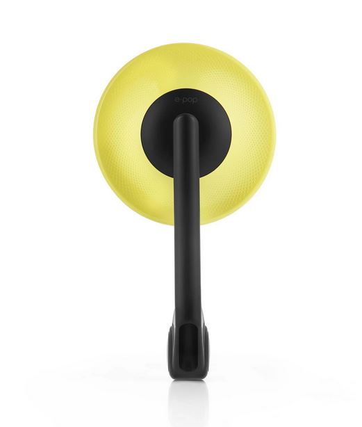 Espejo de manillar RIZOMA E-POP izquierda o derecha para Vespa, negro/amarillo