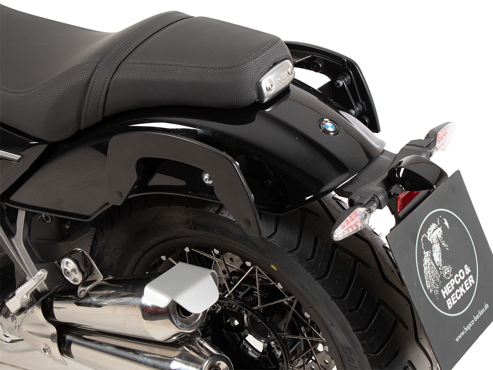 Soporte lateral C-Bow negro para BMW R 12 (24-) Hepco & Becker