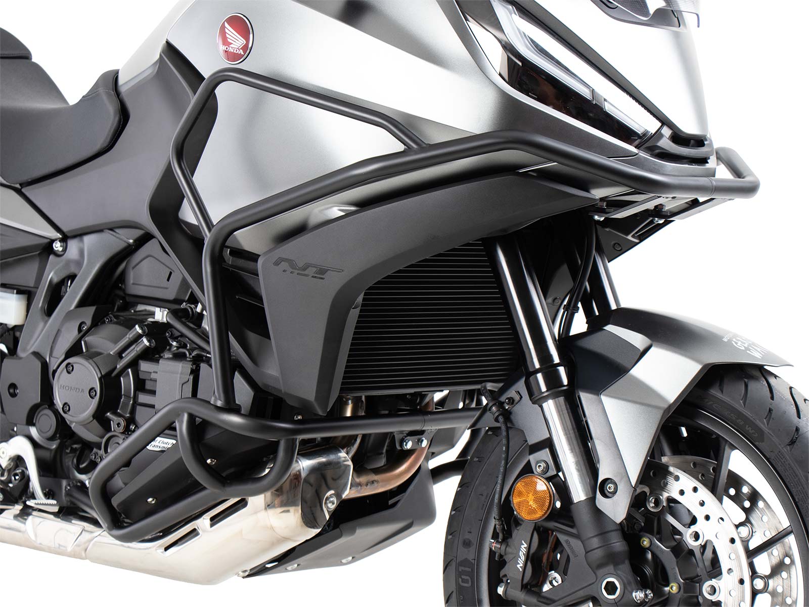 Barra protectora de depósito negra para Honda NT 1100 (22-24) Hepco & Becker