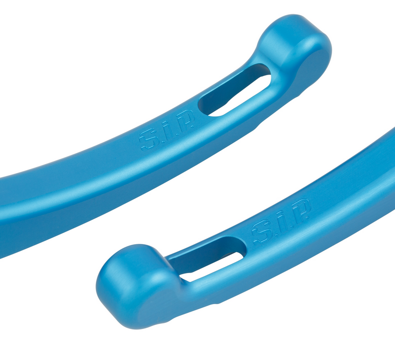 Juego maneta deportiva embrague/freno para Vespa PX 125 -150ccm, HBZ Hengtong, derecha/izquierda, azul mate