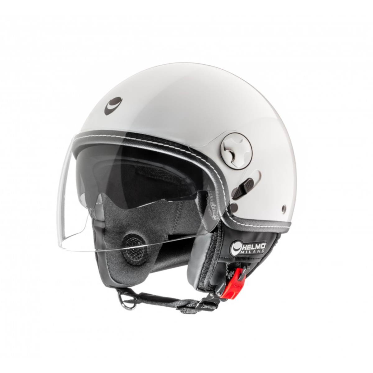 Helmo Milano Demi Jet Eos blanco brillante