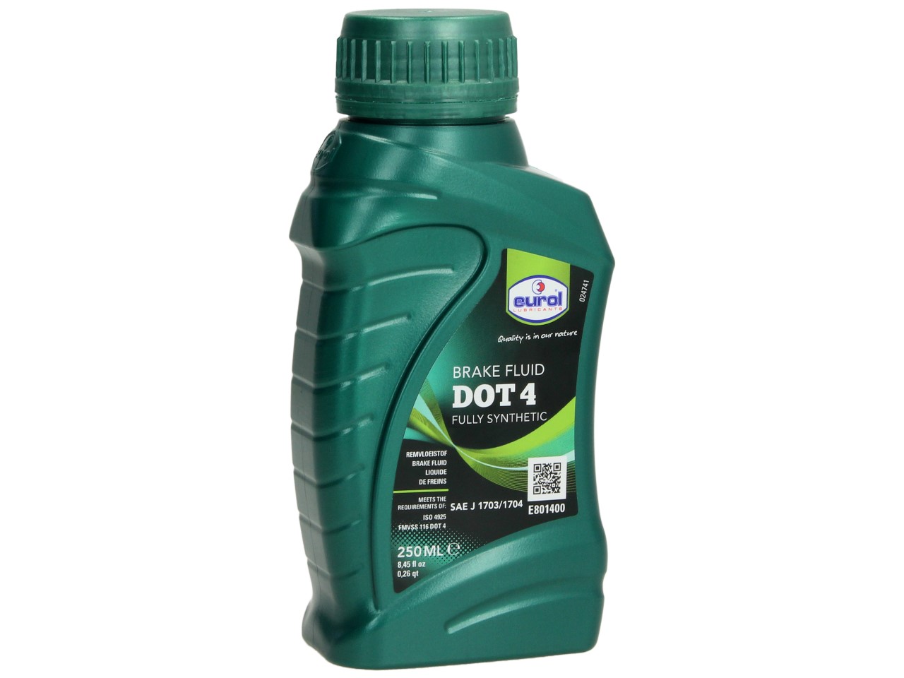 Líquido de frenos Eurol, DOT 4, 0,250 l, SAE J1703 / ISO 4925