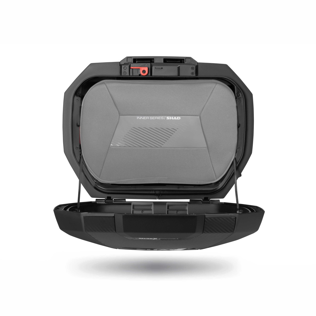 Juego de maletas laterales Shad SH38X ampliables, negro/aluminio, 38 l