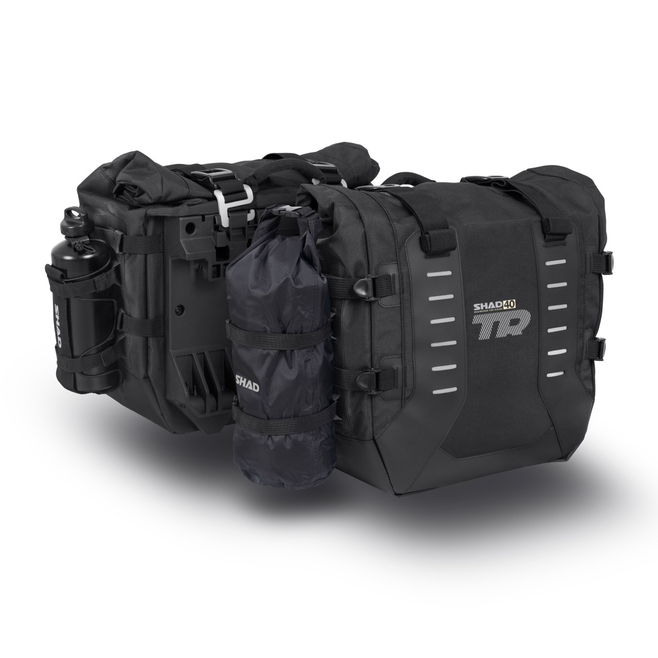 Juego de bolsas laterales Shad TR40, negras, 40 l