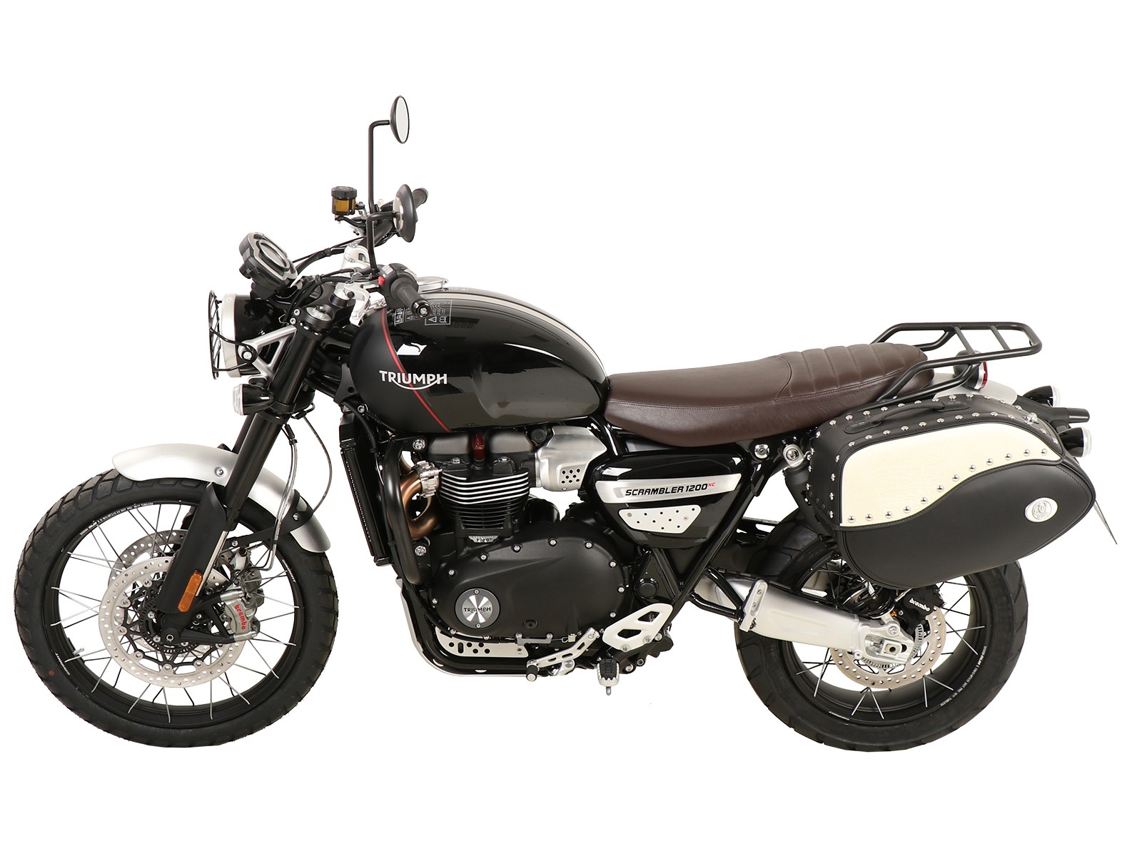 Barra lateral unidireccional izquierda C-Bow para Triumph Scrambler 1200 XC (2019-)