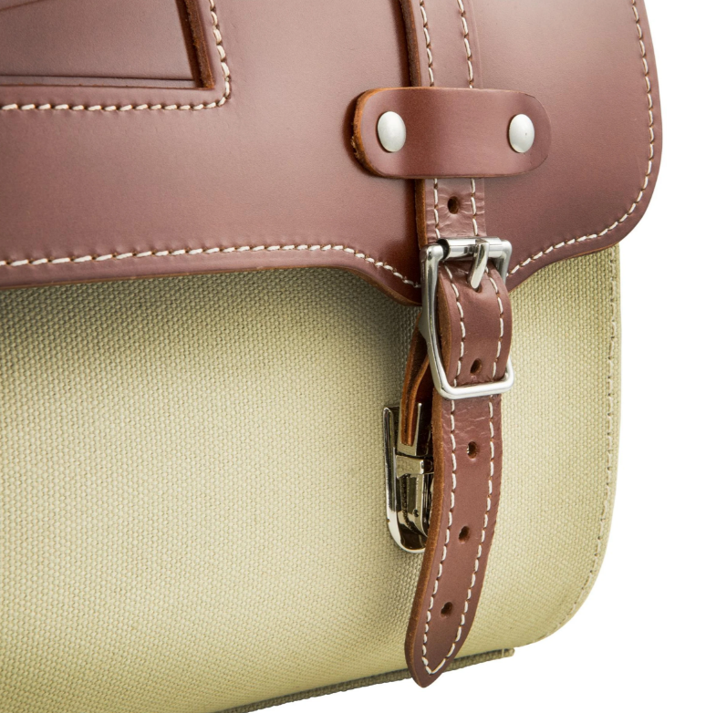 Funda de cuero "Classic" para Vespa, cuero/lona