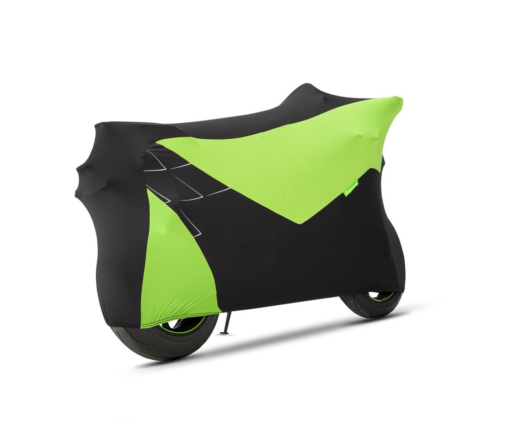 Lona moto verde/negro Original Kawasaki
