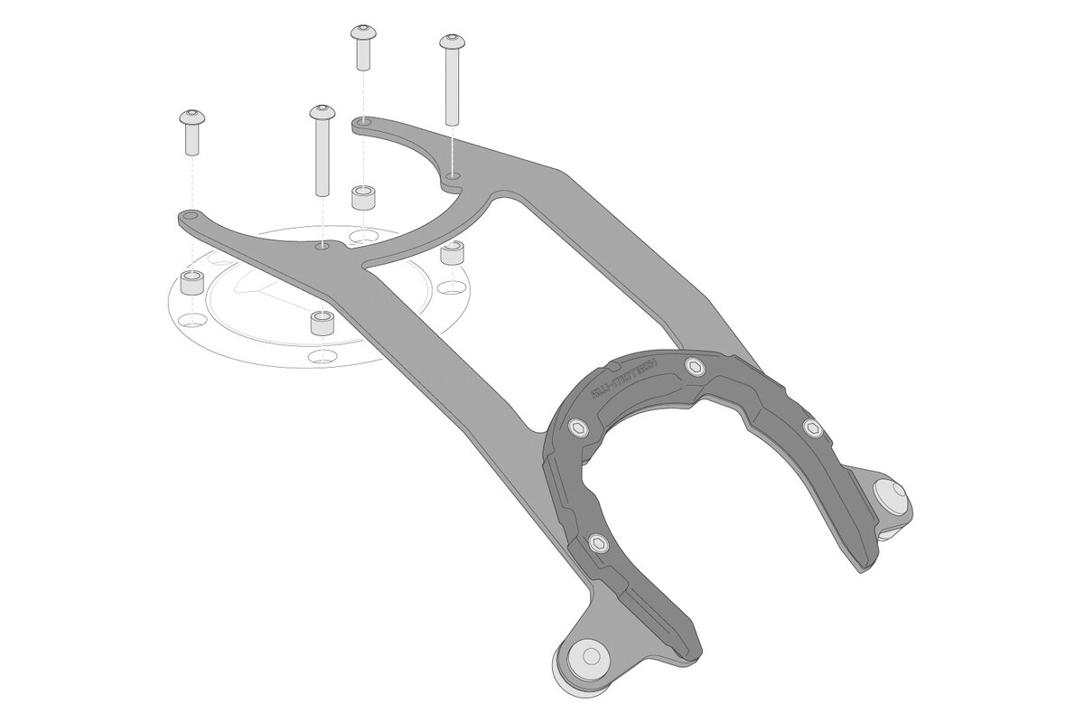 Anillo para el depósito SW-Motech PRO para Honda NX 500 (24-)
