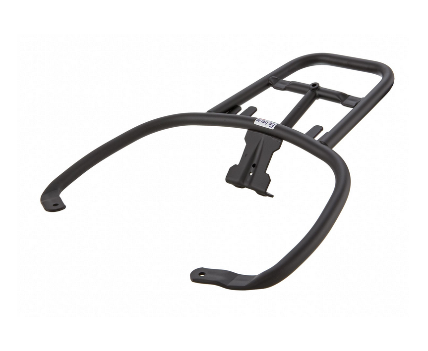 Portaequipajes trasero para Vespa Primavera /Sprint /Elettrica 50-150cc, negro brillante