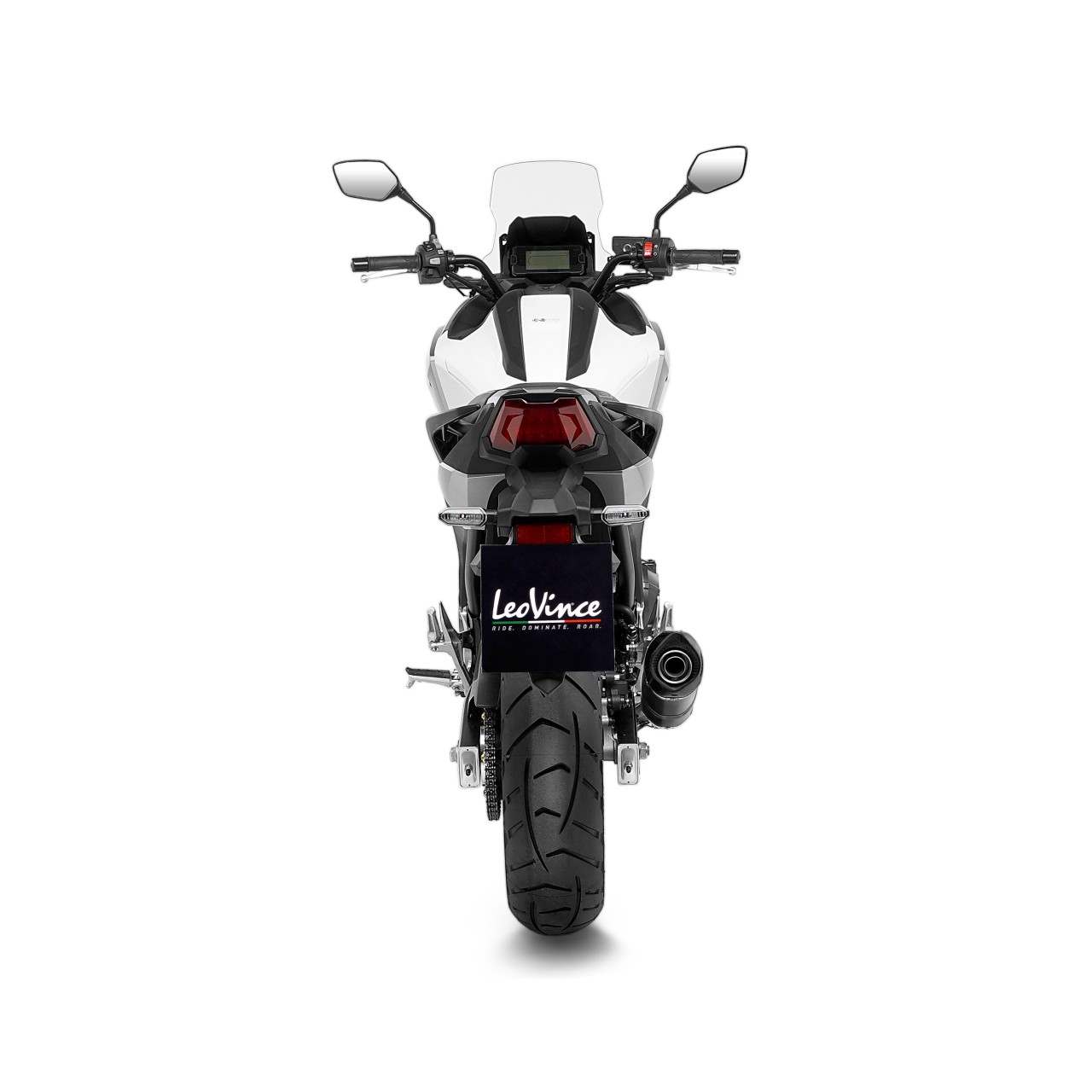 Escape LeoVince LV One Evo para Honda NC 750 XA, carbono, slip on, E-certificate
