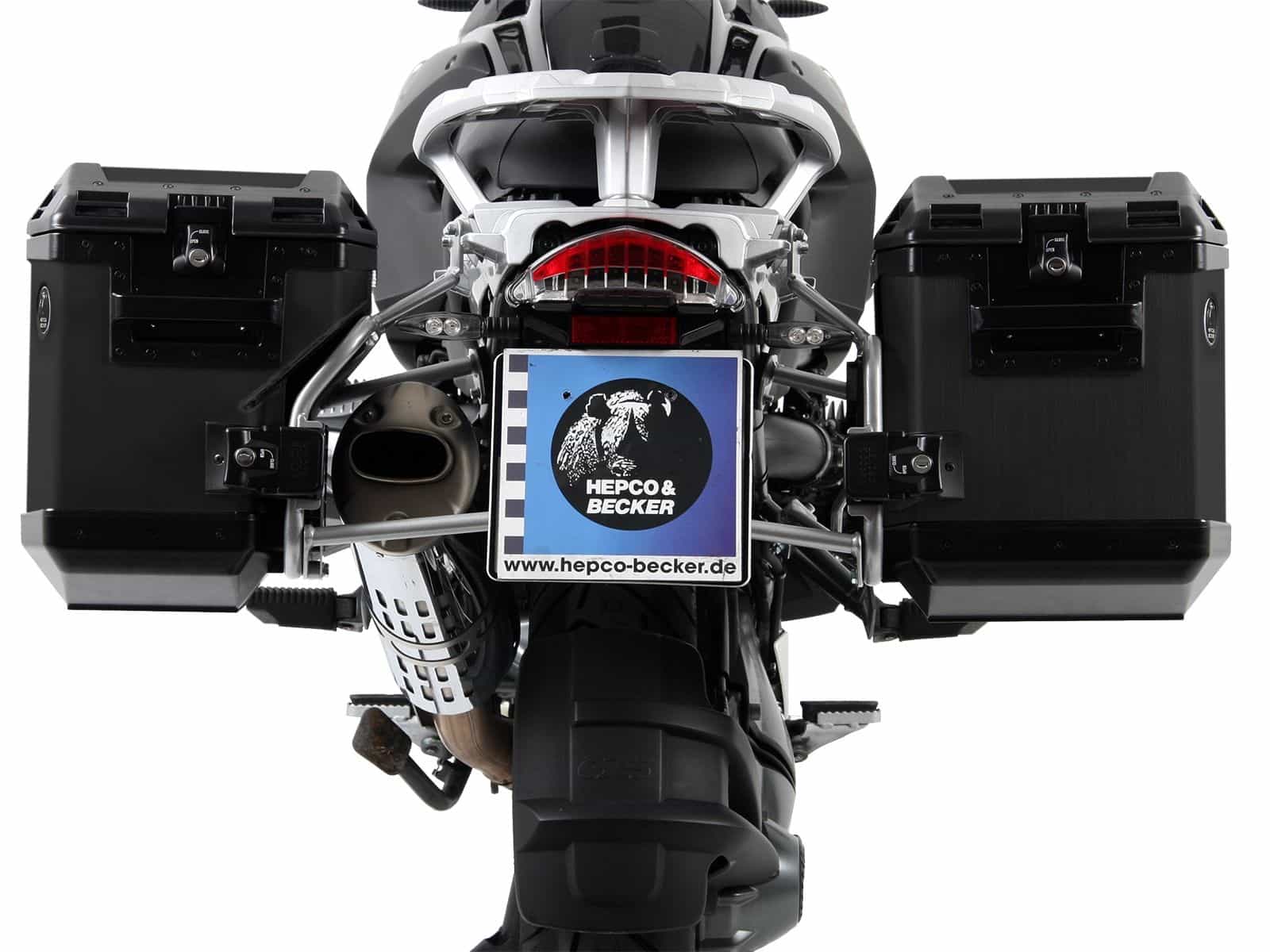 Juego portaequipajes Portaequipajes Cutout incl. juego portaequipajes Xplorer Cutout negro para BMW R 1200 GS /Adventure (-13)