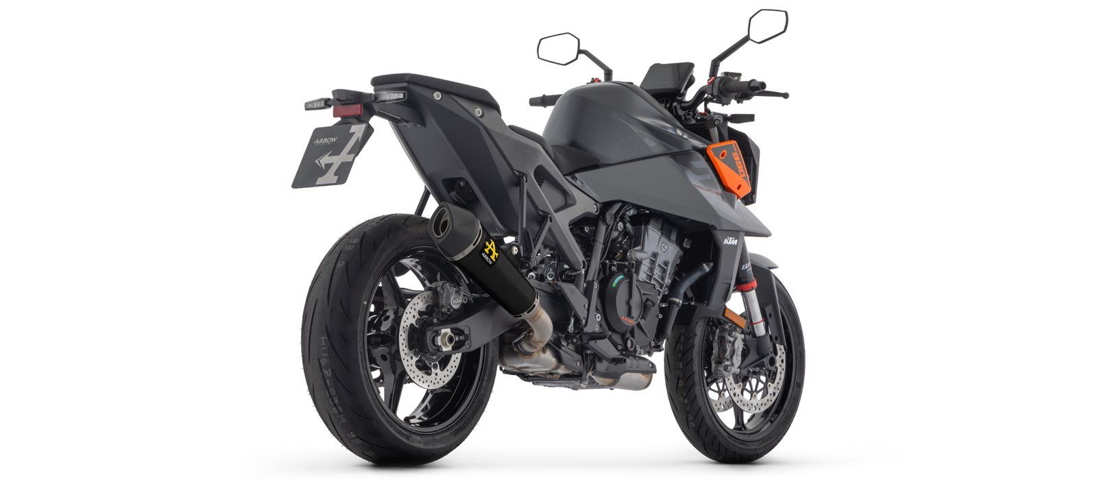 Escape ARROW X-KONE DARK NiChrom para KTM Duke 990 (24-)