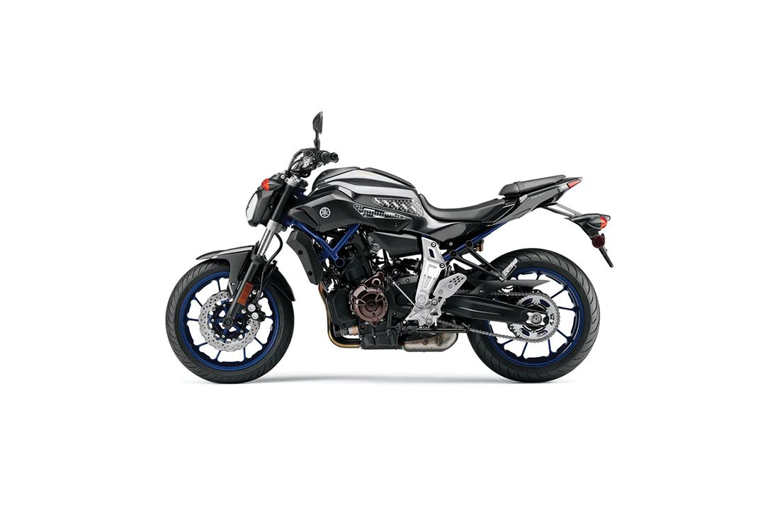 Stompgrip híbrido transparente Volcano para Yamaha MT-07 2015-2017