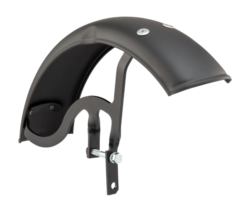 Guardabarros Garelli para Vespa PX 80-200ccm, metal, negro mate