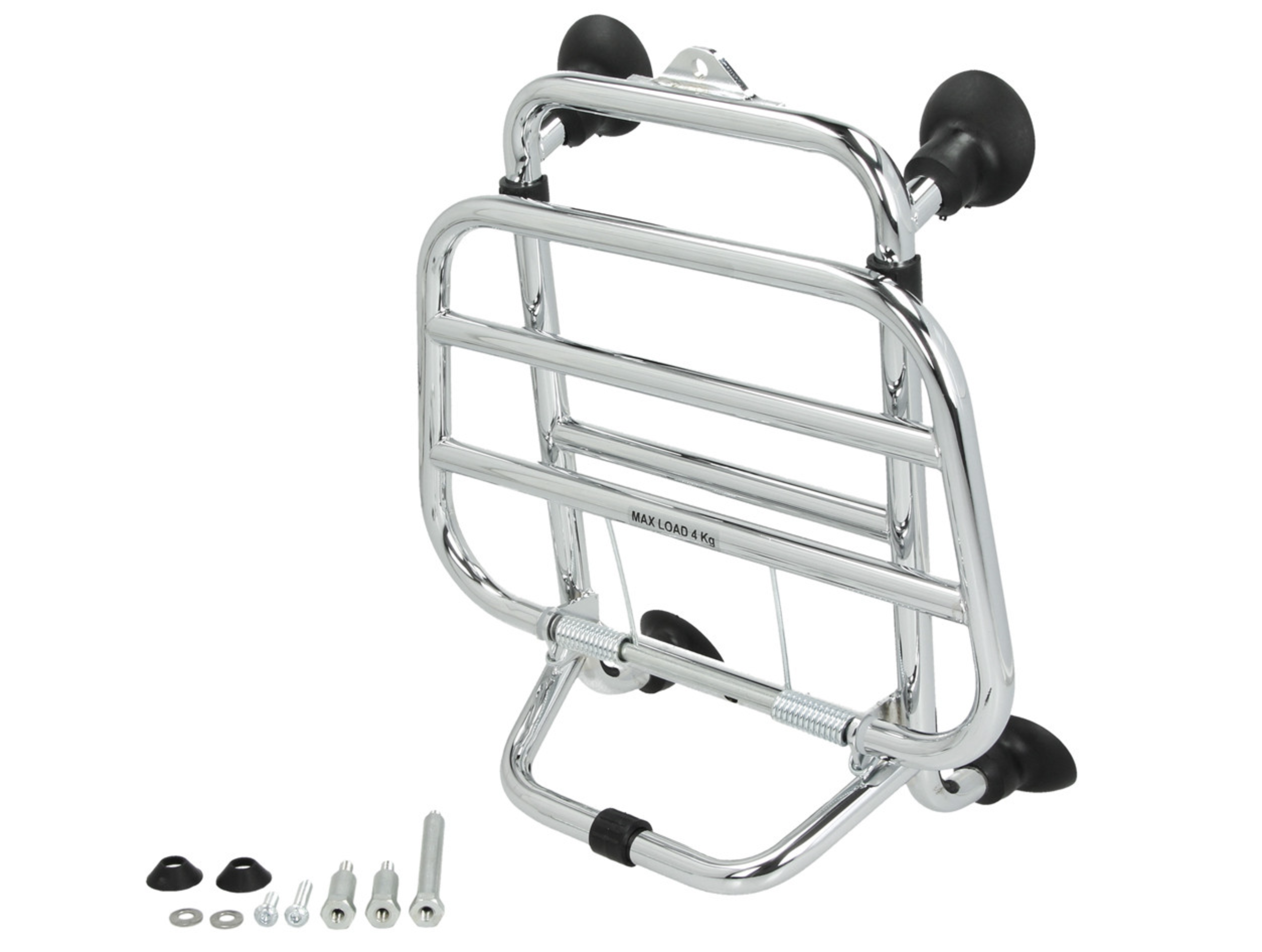 Portaequipajes delantero plegable cromado para Vespa GTS original Vespa
