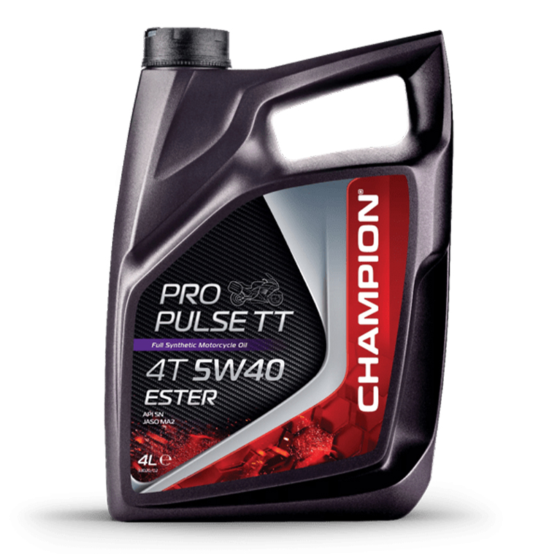 CHAMPION® Aceite de motor Pro Pulse TT 4T 5W-40 Ester - 4 litros