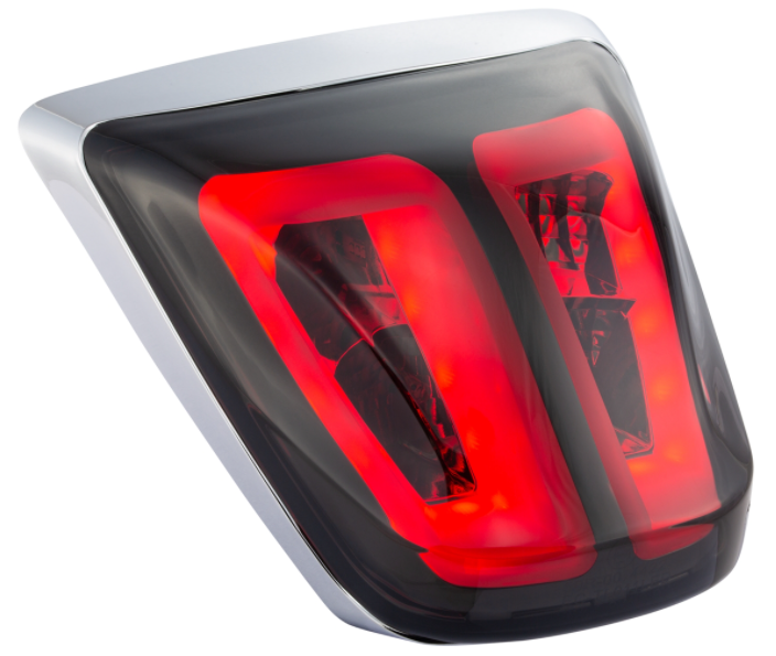 Luz trasera tintada para Vespa Primavera/Sprint 50-150ccm, llanta - cromada