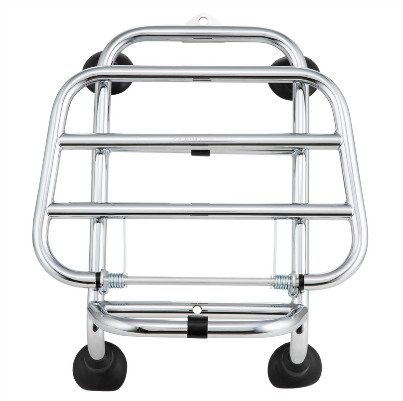 Portaequipajes delantero para Vespa GTS /GTS Super HPE /GTV 125/300 ('19-), plegable, cromado
