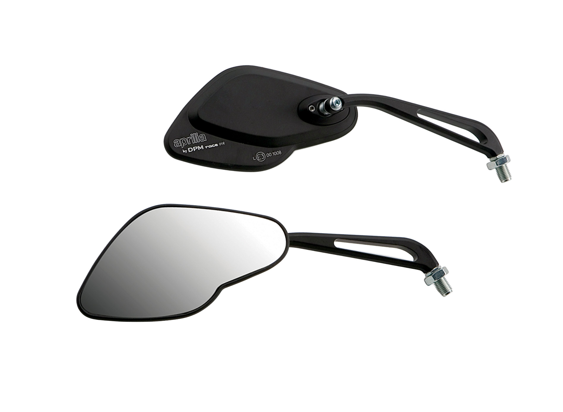 Espejo de aluminio izquierdo para Aprilia Caponord/ Dorsoduro/ Shiver