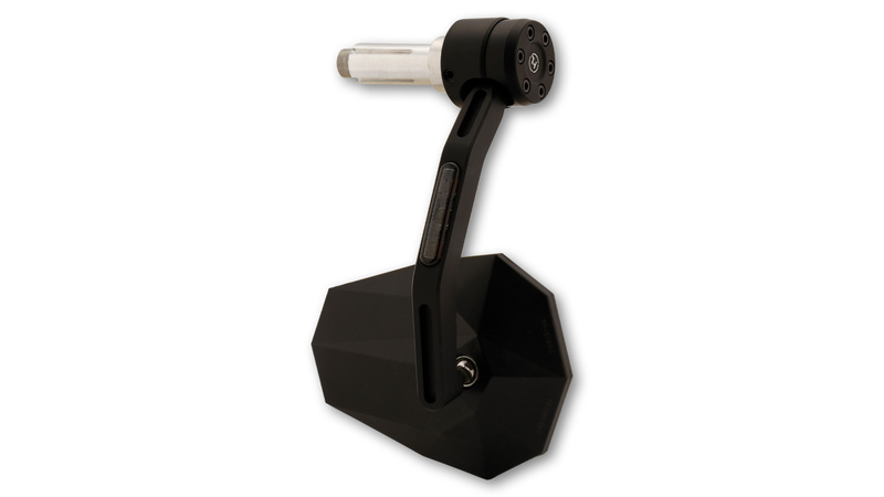 Espejo de manillar HIGHSIDER pro STEALTH-X7 con intermitentes LED (1 ud.)