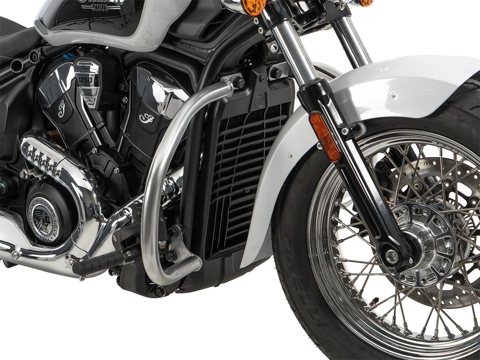 Protector de motor cromado para Indian Scout Classic 1250 (25-) Hepco & Becker