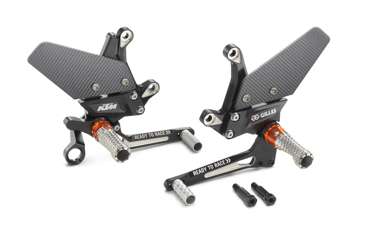 Sistema de reposapiés KTM