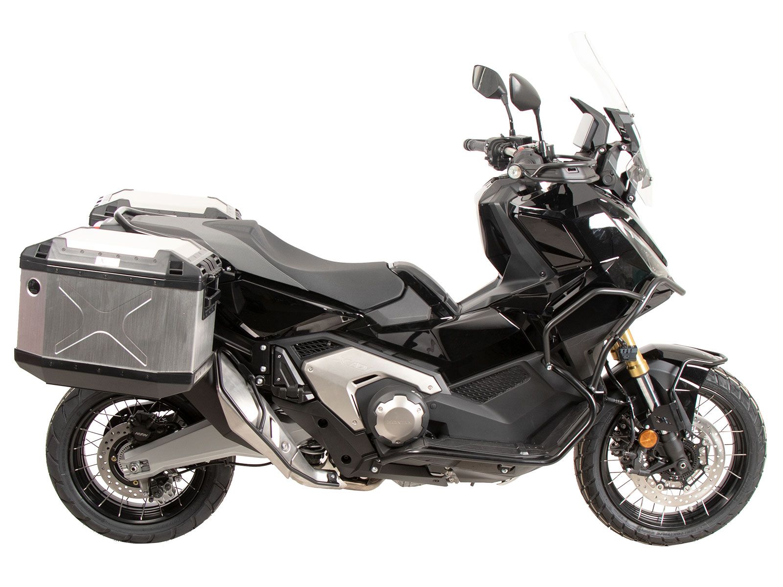 Portamaletas lateral fijo negro para Honda X-ADV (25- ) Hepco & Becker