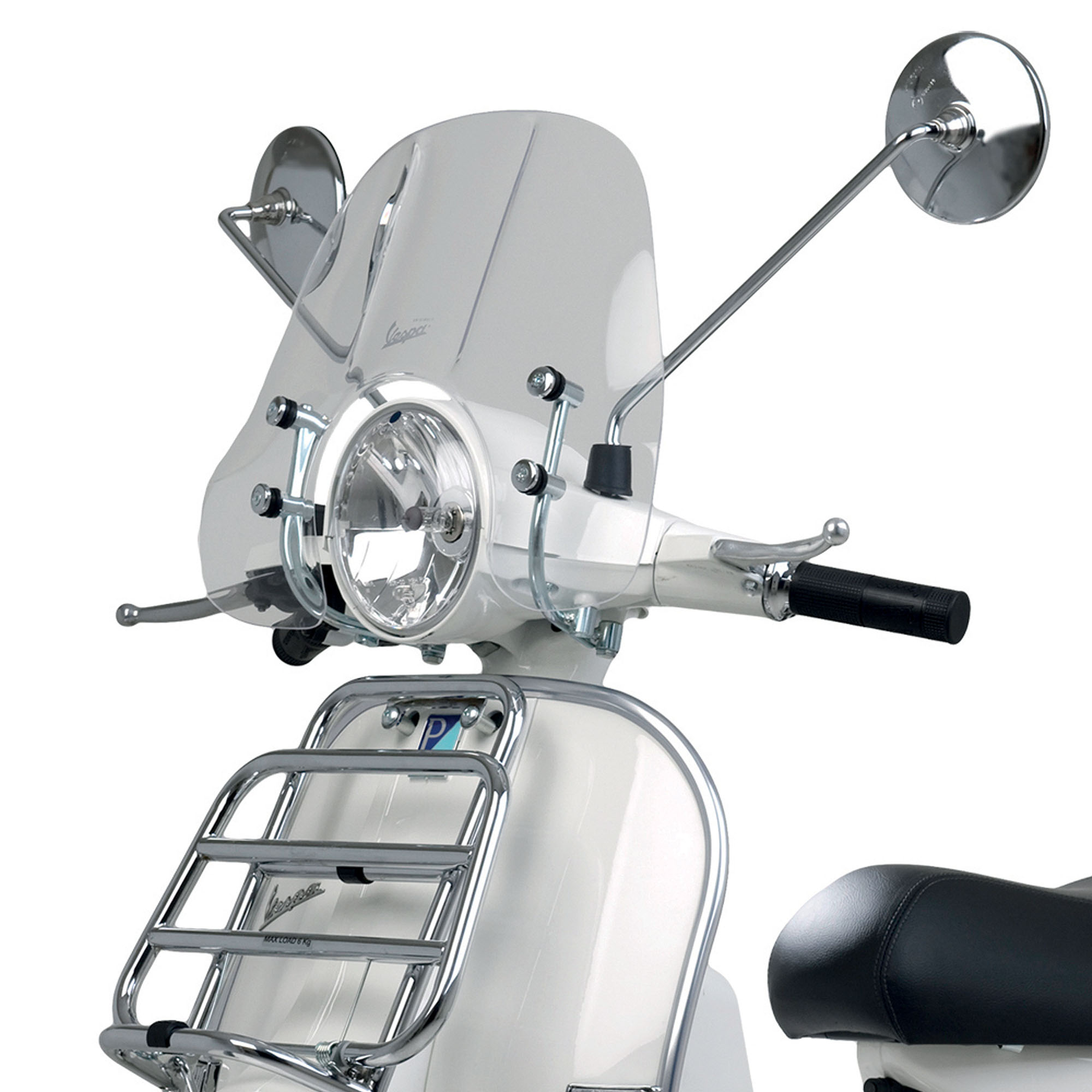 Portador original Vespa plegable delantero cromado Vespa PX