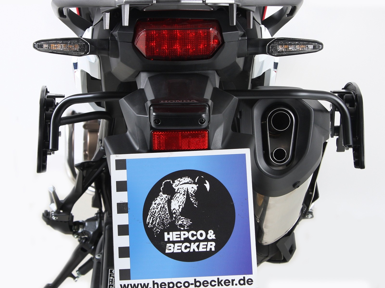 Soporte lateral C-Bow negro para Honda CRF 1000 Africa Twin (18-19) Hepco & Becker