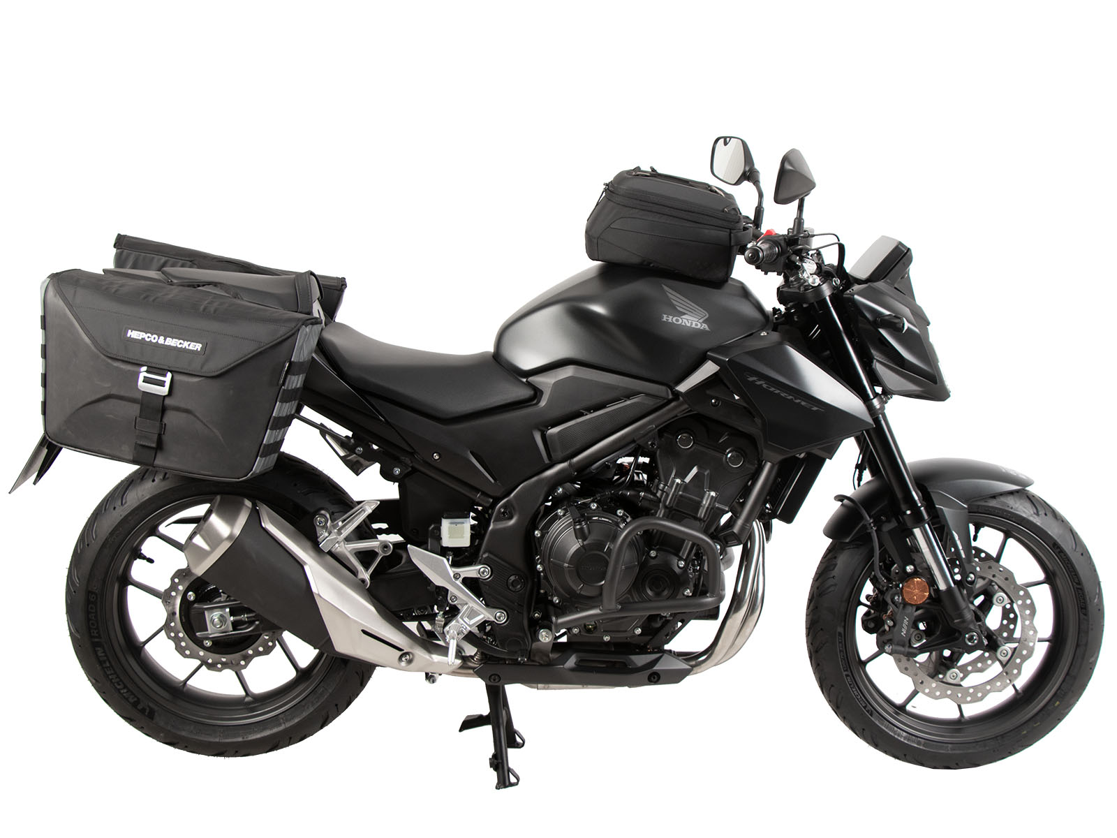 Soporte lateral C-Bow antracita para Honda CB 500 Hornet (24-) Hepco & Becker