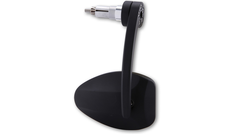 HIGHSIDER pro espejo de manillar Ferrara 2 Evo Negro (1ud.)