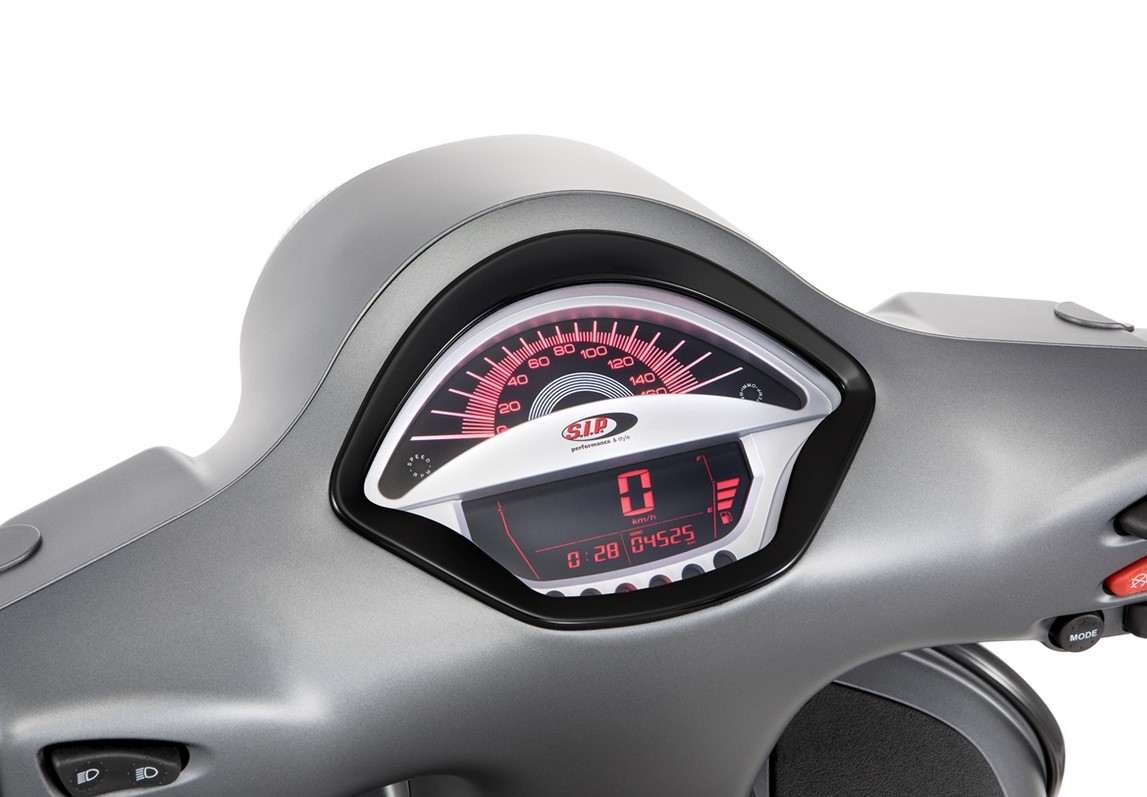 Cuentavueltas/cuentavueltas para Vespa GTS/GTS Super 300cc FL ('14-), plata