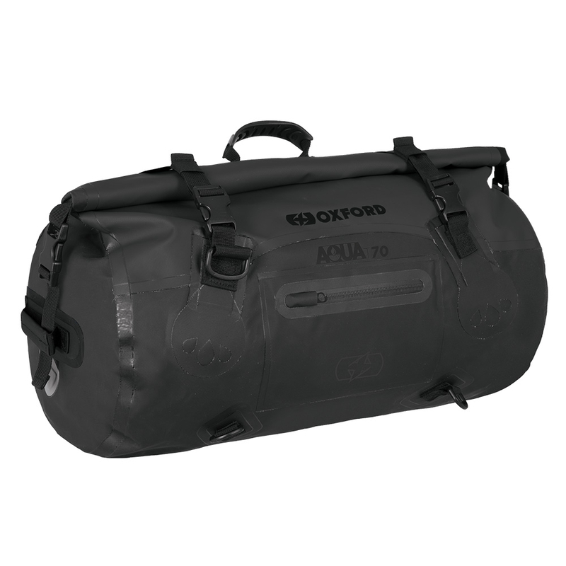Bolsa enrollable Oxford Aqua T-70 Negra 70L