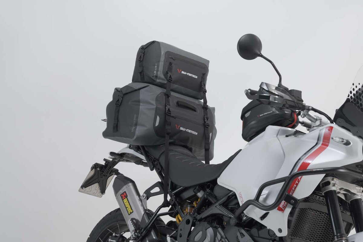 Bolsa trasera SW-Motech Drybag 600 negro/gris para Honda CMX 1100 Rebel