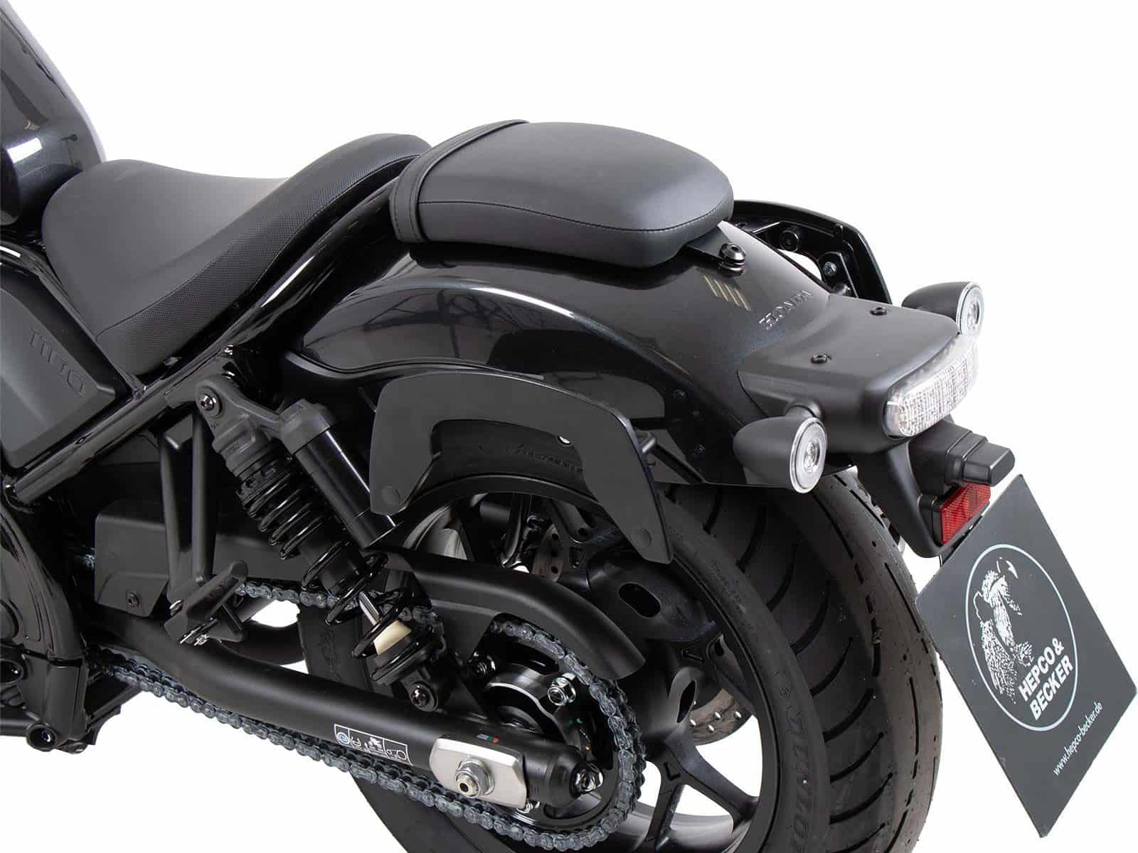 Soporte lateral C-Bow negro para Honda CMX 1100 Rebel /DCT (21-24) Hepco & Becker