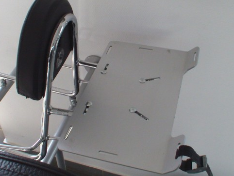 Extensión de puente de equipaje de aluminio para bolsos de mano para el montaje en barras sissy con estante trasero Original Hepco