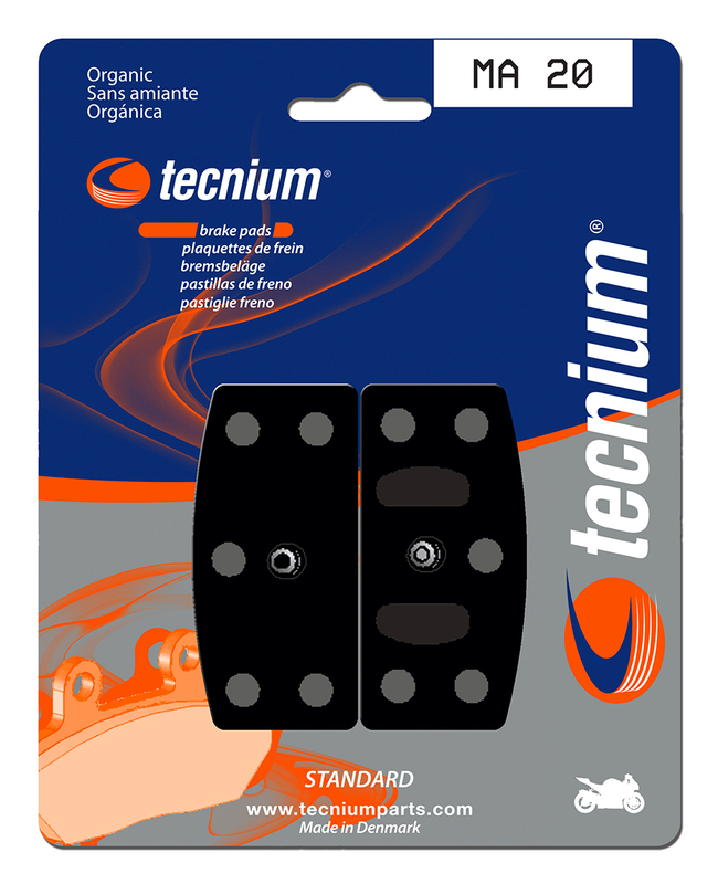 Pastillas de Freno Tecnium Street Orgánicas - MA20