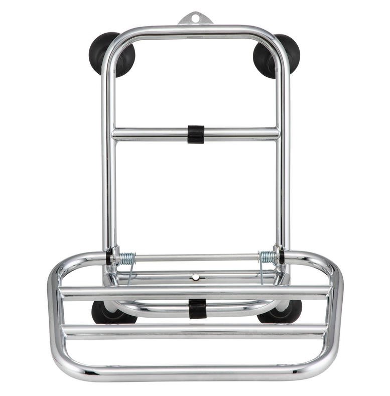 Portaequipajes delantero para Vespa GTS /GTS Super HPE /GTV 125/300 ('19-), plegable, cromado