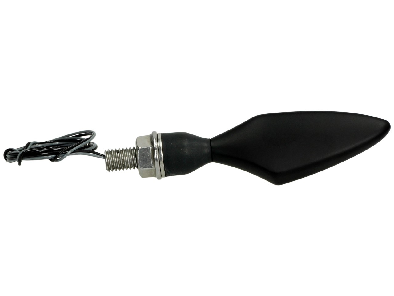 Indicador Kellermann, Rhombus Extreme, acero, LED, VR/HL, 12 V, negro satinado, M8x20, homologado E
