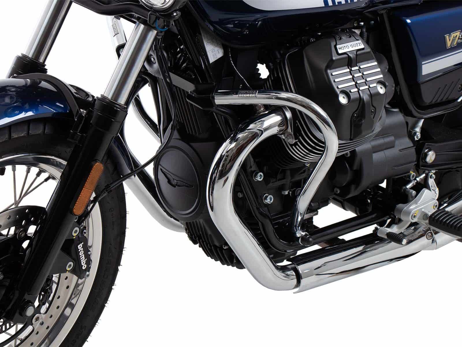 Protector de motor cromado para Moto Guzzi V7 850 Special (25-) Hepco & Becker